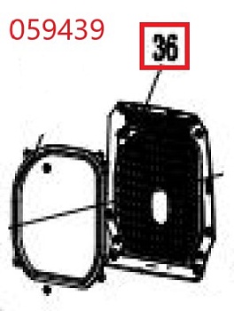 Панель кожуха пластиковая задняя SAV G3300Si(ESi),165Fi / Back cover (04.08.30022-200007-00)